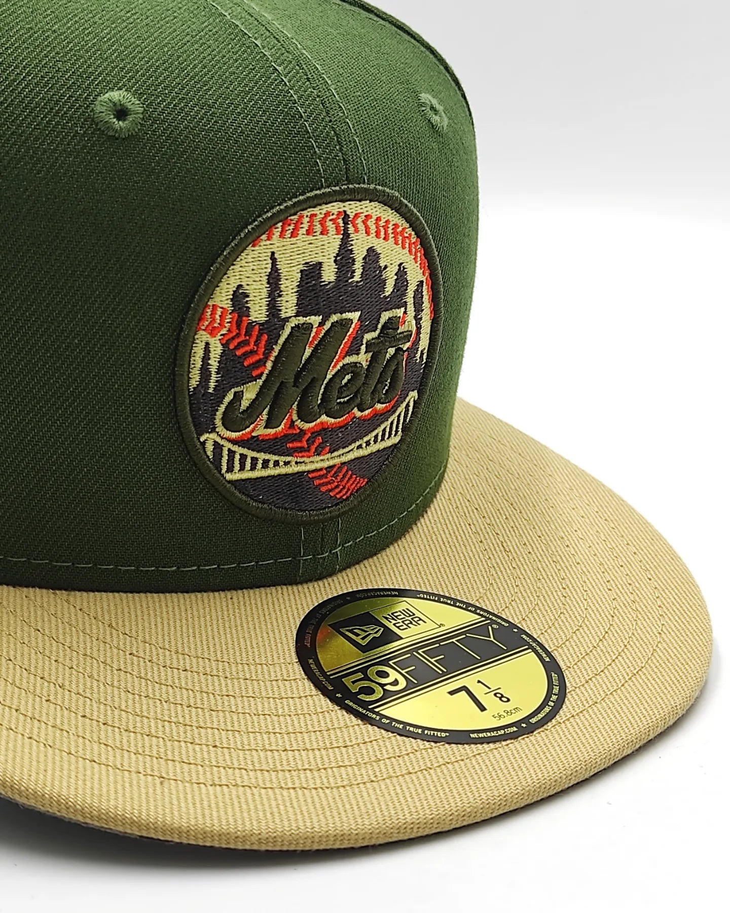 Gorra ajustada 59fifty New Era New York Mets 60 aniversario edición camuflaje de dos tonos