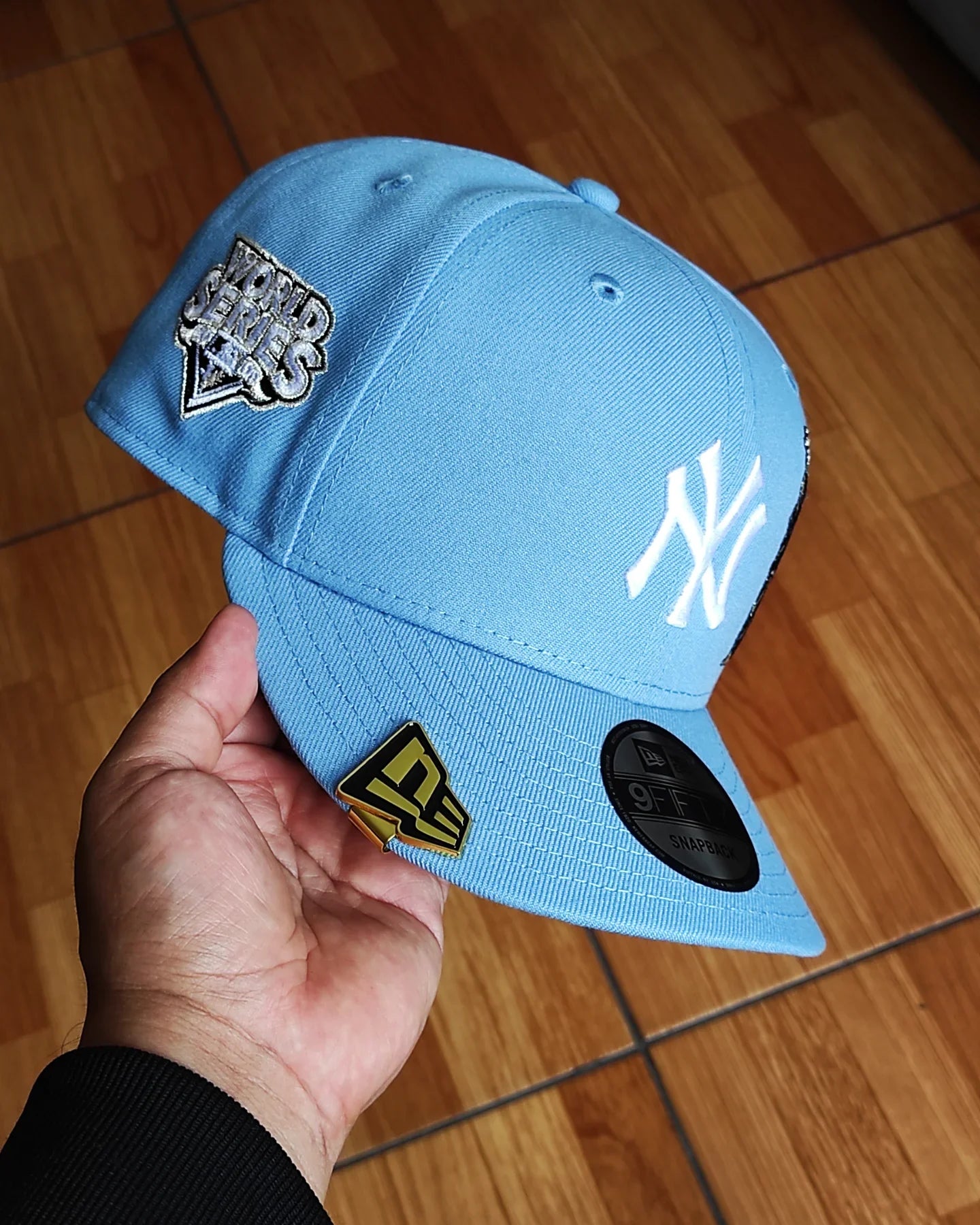 New Era New York Yankees Serie Mundial 2009 Liberty AZUL CIELO 9 FIFTY Snapback