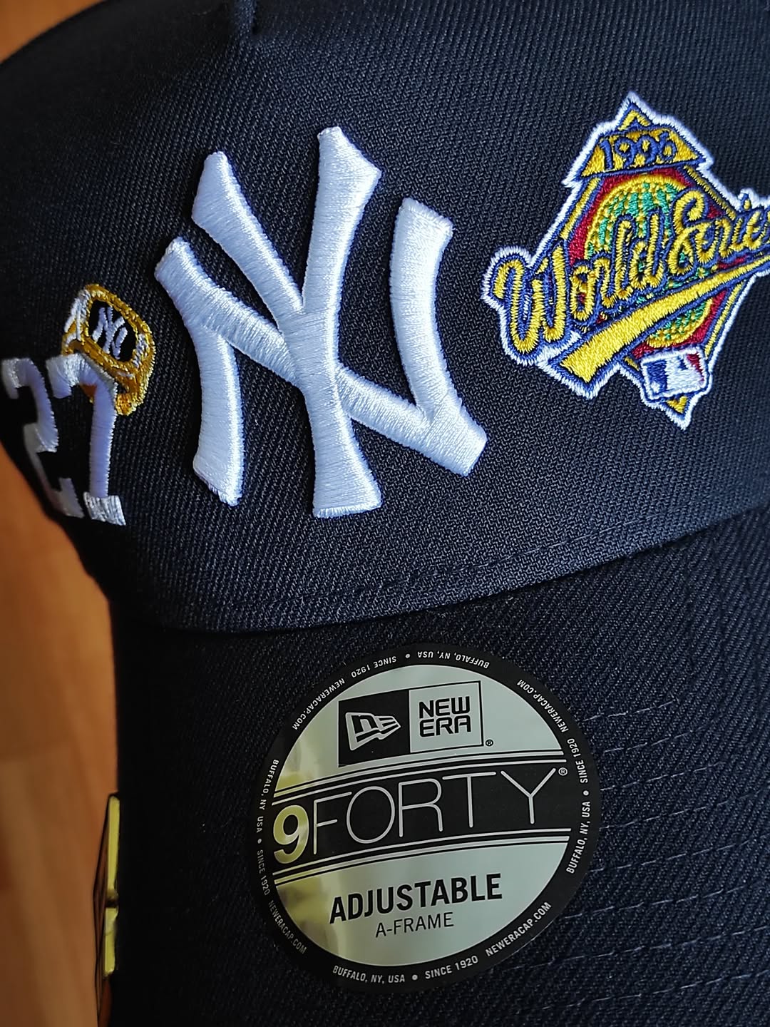New Era New York Yankees MLB azul marino multi parche 9forty AFRAME