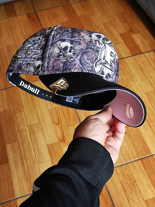 Gorra New Era Florida Marlins CALAVERA ☠️ 9FORTY A-FRAME