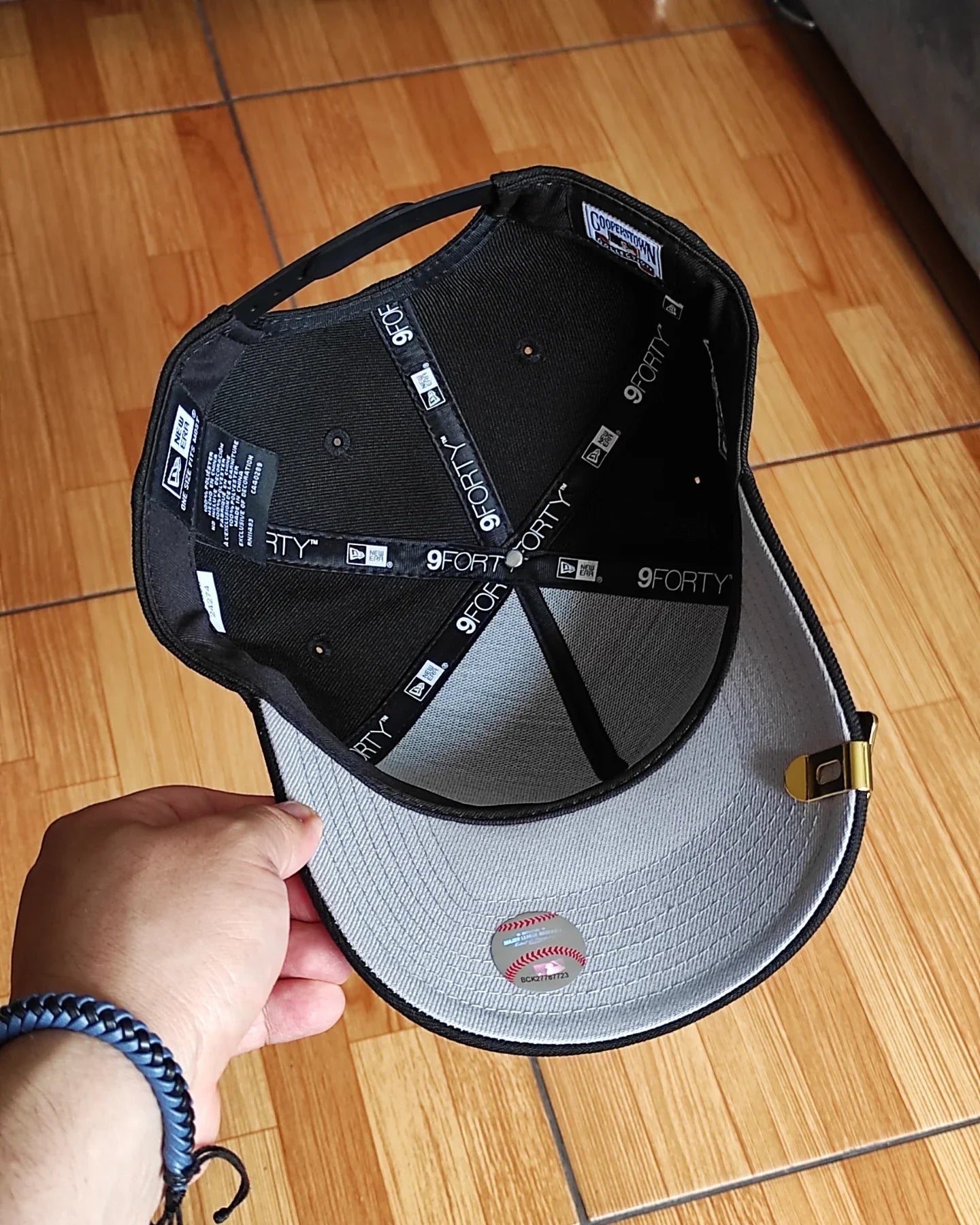 New Era New York Yankees Serie Mundial 1999 negro blanco 9 FORTY A-FRAME