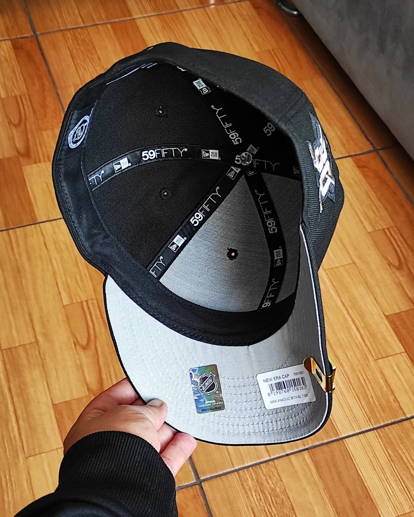 Gorra New Era Anaheim Ducks 30th Anniversary Black Prime Edition 59Fifty Ajustada