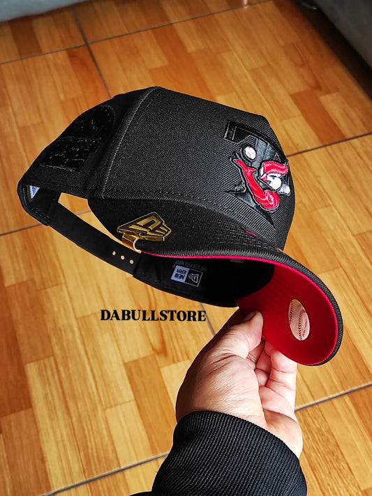 Gorra New Era Toronto Blue Jays All Star 1991 Edición Black Out Roja 9Forty A Frame Snapback