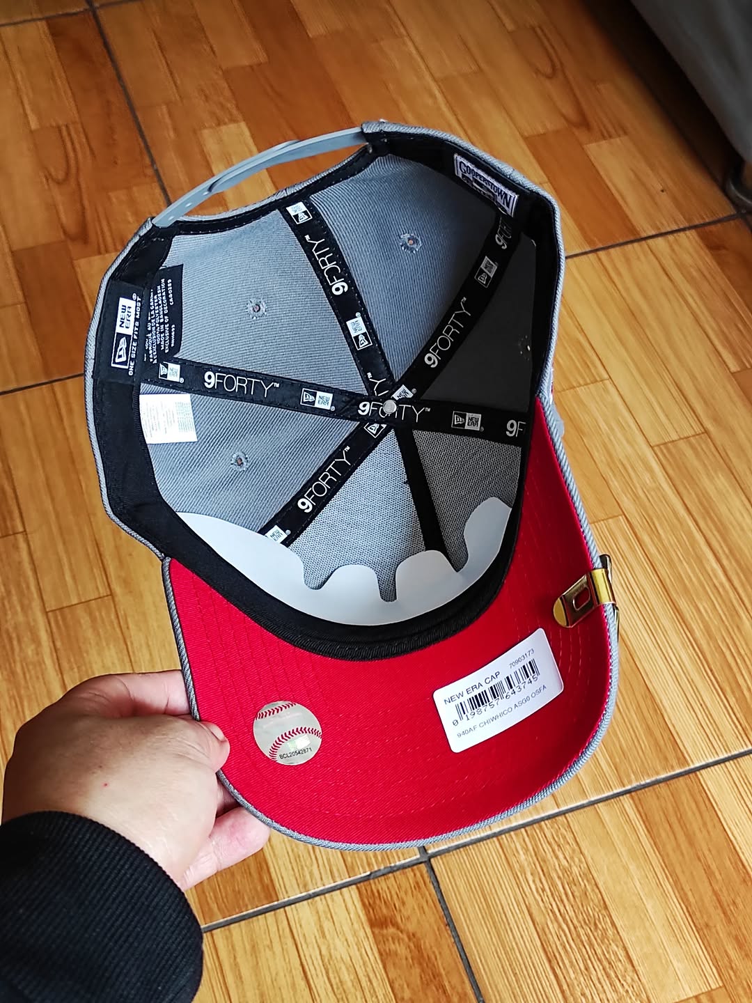 Gorra New Era White Sox All Star Game gris roja 9Forty A Frame Snapback