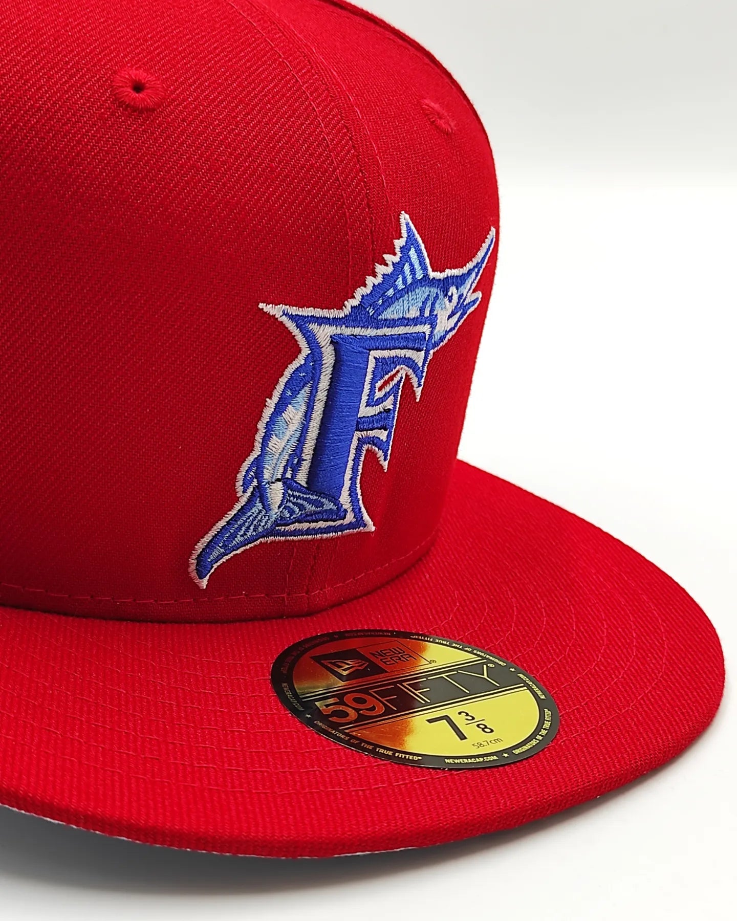 Gorra ajustada New Era Florida Marlins City Paisley Edition 59Fifty Serie Mundial 1997