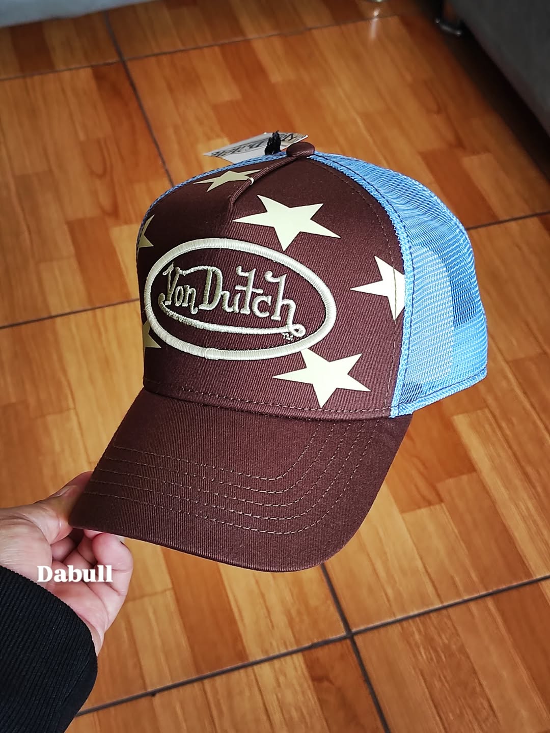 Gorra de camionero marrón con estrella holandesa ⭐️