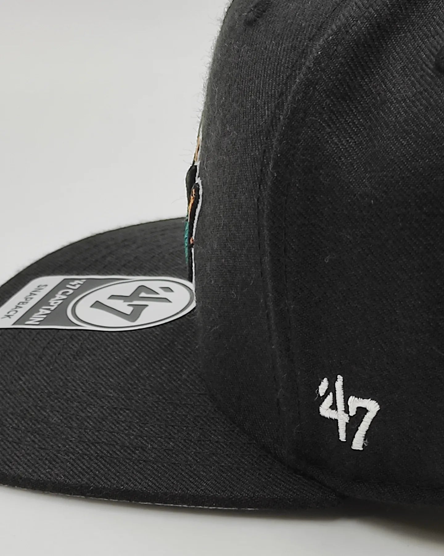 Gorra ajustable 47brand San Jose Sharks Captain negra