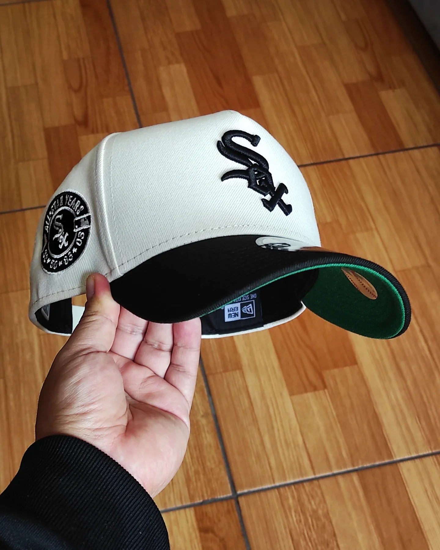New Era Chicago White Sox Chrome negro 9 FORTY A-FRAME