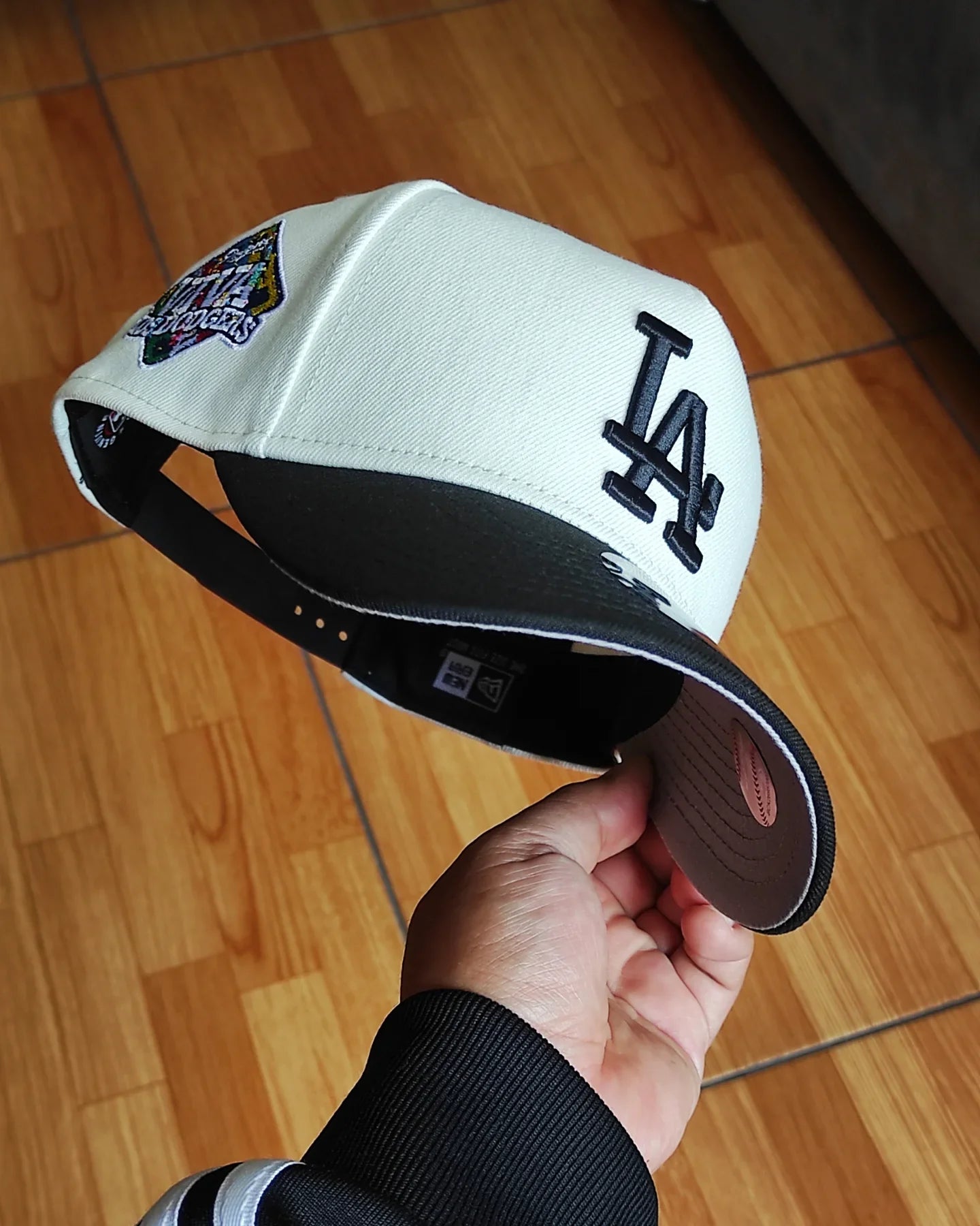 New Era Los Angeles Dodgers Chrome negro 9 FORTY A-FRAME