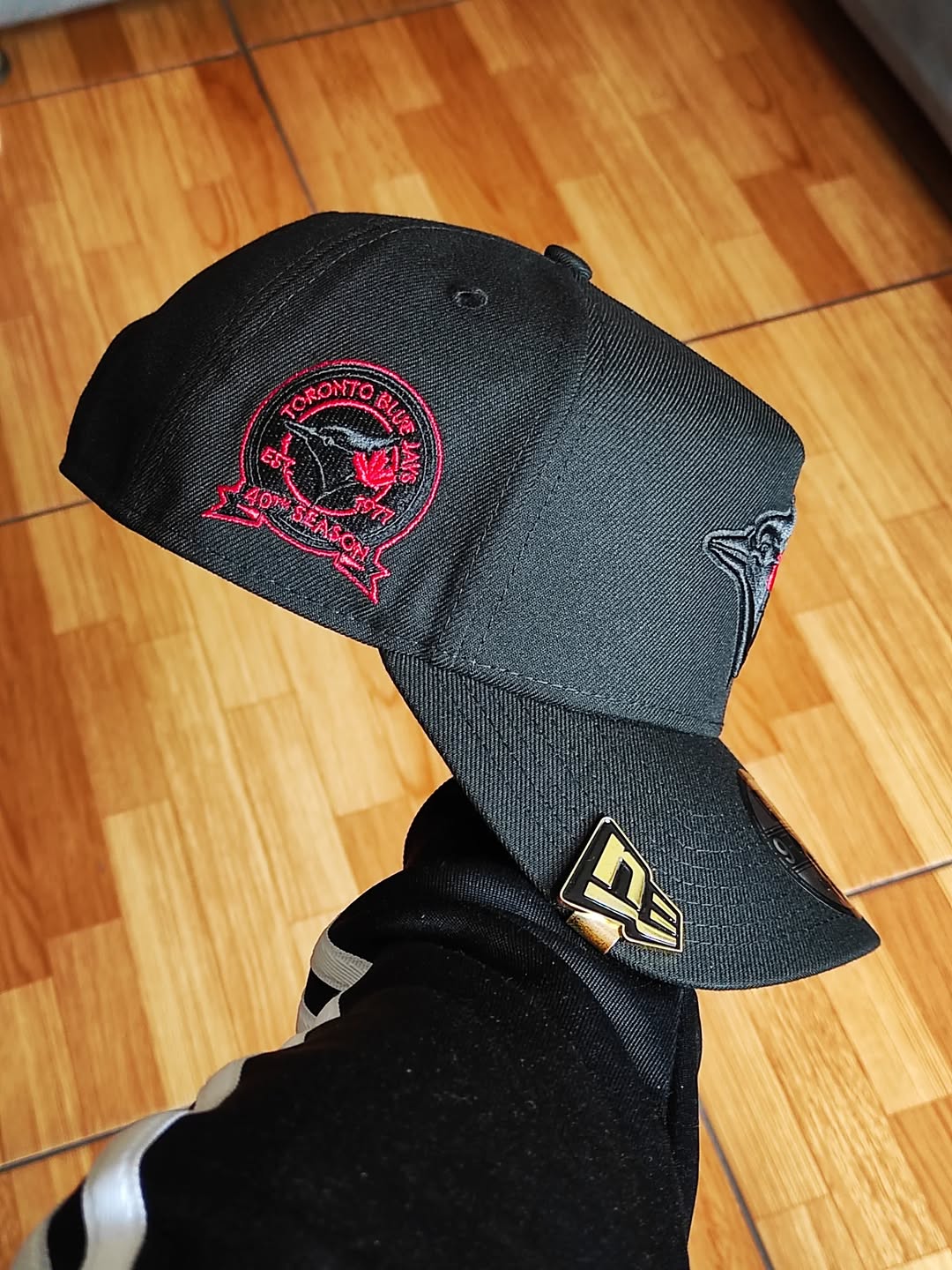 Gorra New Era Toronto BLUE Jays negra roja 9Forty a-frame