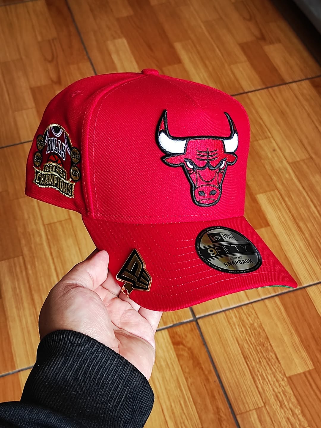 New Era Chicago Bulla NBA champions 1996 red 9Fifty A Snapback