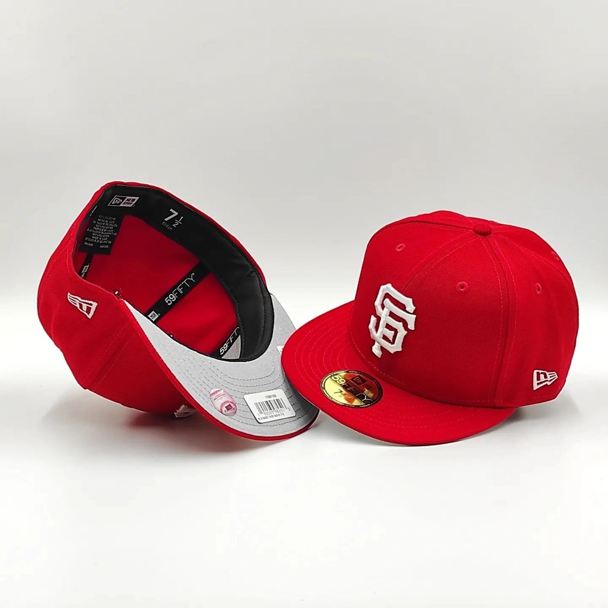 Gorra New Era 59Fifty de los Gigantes de San Francisco en color rojo