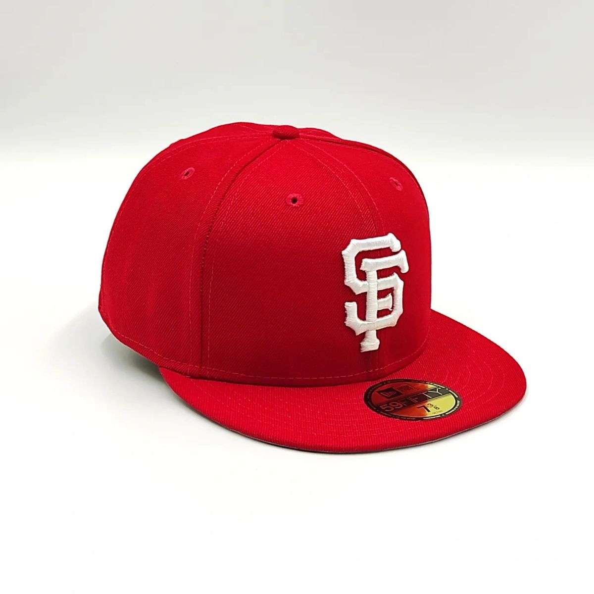 Gorra New Era 59Fifty de los Gigantes de San Francisco en color rojo
