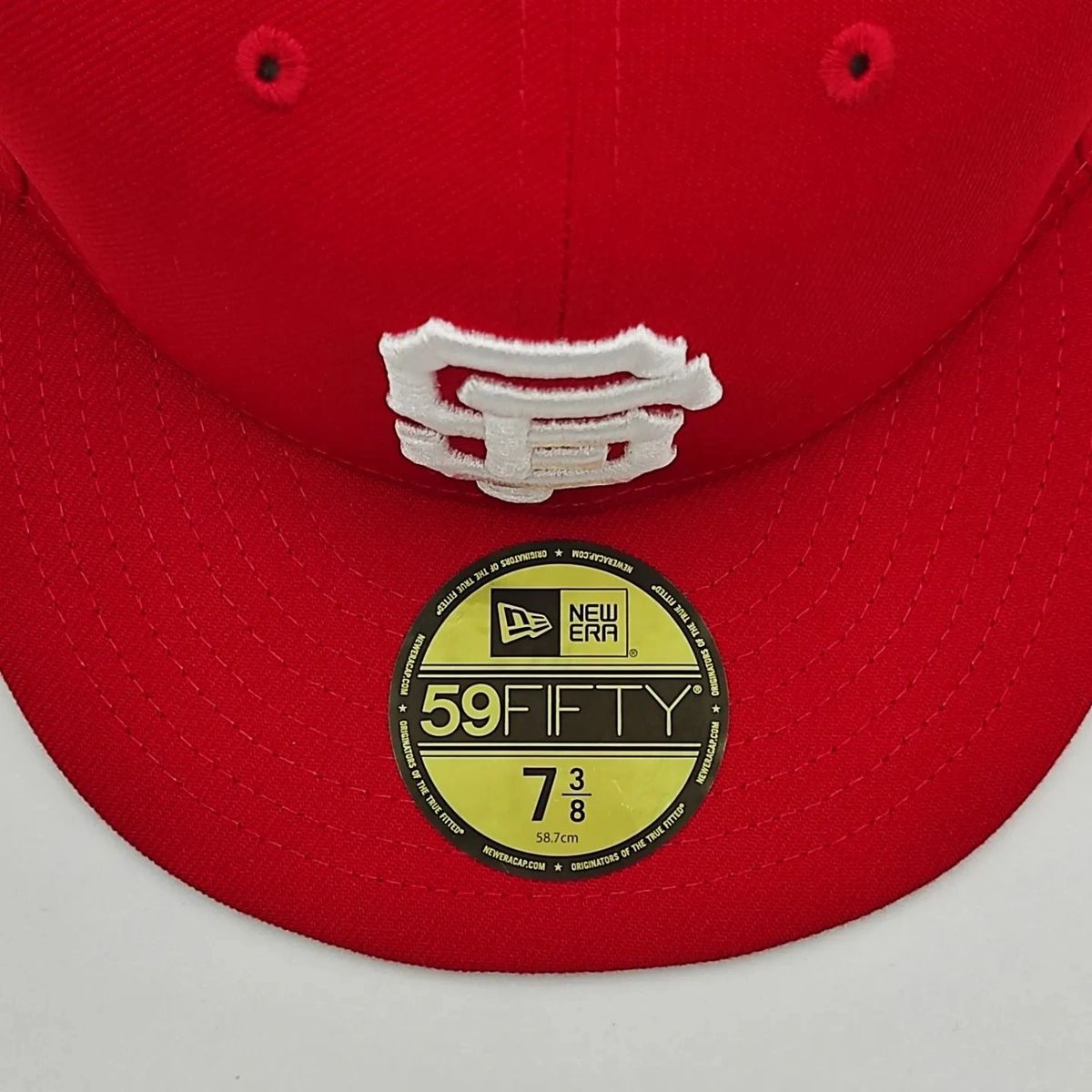 Gorra New Era 59Fifty de los Gigantes de San Francisco en color rojo
